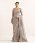 Maria B BD-2801 saree full-length front model view