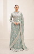 Imrozia Mehrnaz IB-36 saree full-length front model view